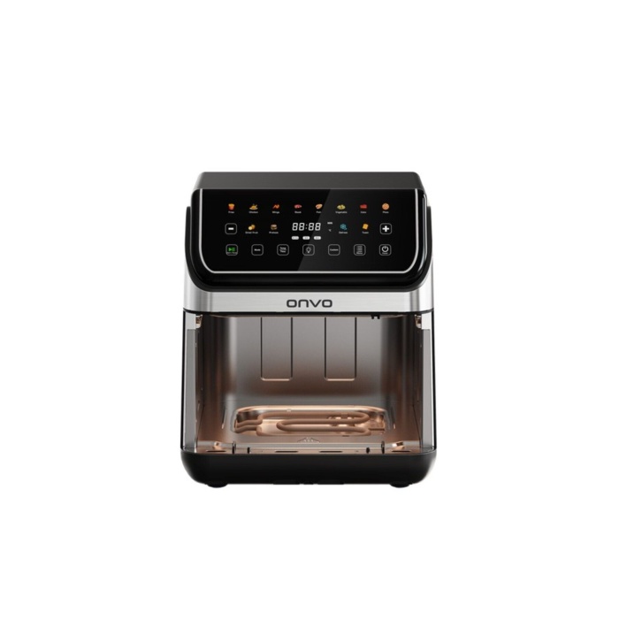 OVFRY13 8L Alt-Üst Çift Rezistanslı Seramik Kaplama Desenli AirFryer