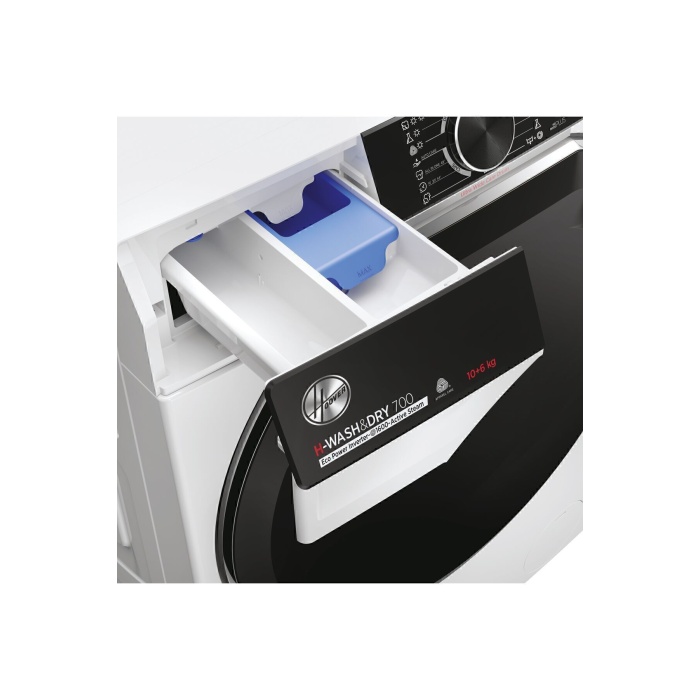H7D 6106MBC-S 10 Kg Yıkama 6 Kg Kurutma Wi-Fi+Bluetooth Bağlantılı Kurutmalı Çamaşır Makinesi