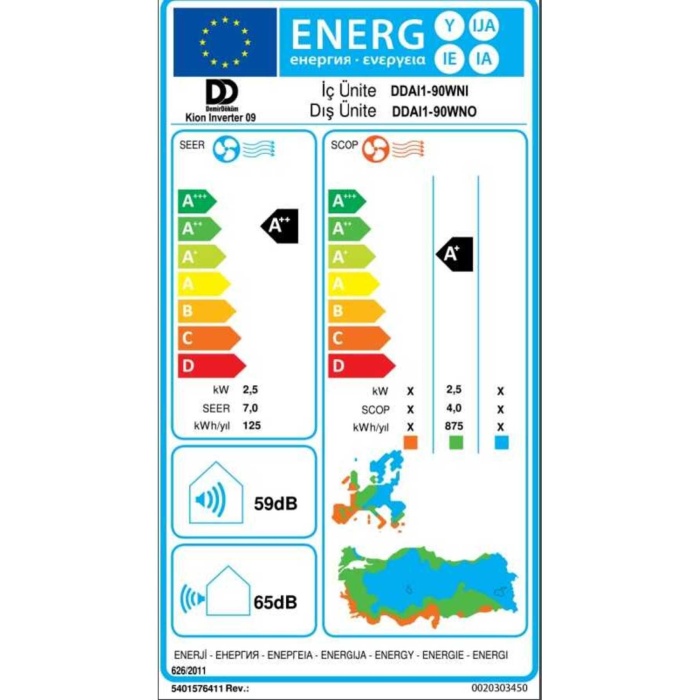 (MONTAJ DAHİL) Kion R32 12.000 Btu A Inverter Klima