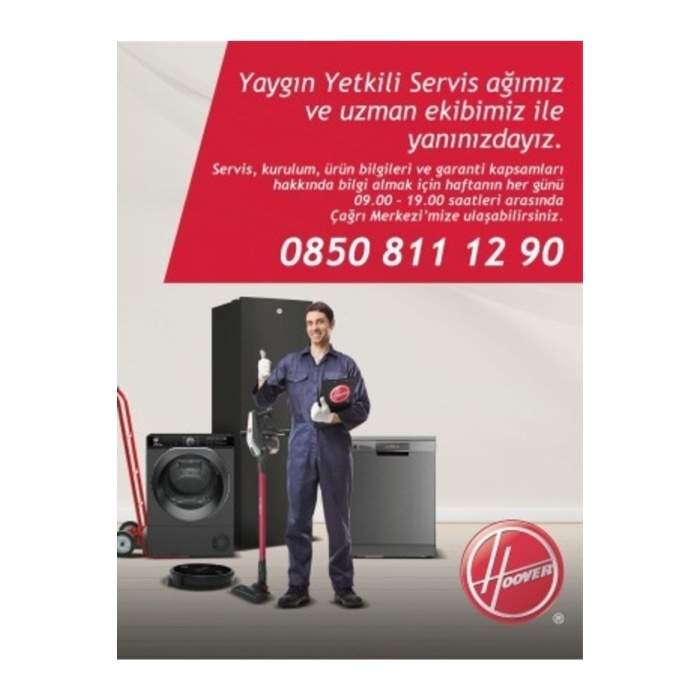 HF 3F54L0NW-17 5 Programlı NFC Bağlantılı Bulaşık Makinesi
