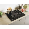 Siyah Cam Ankastre Set (HDG6C2GBTK Davlumbaz, HVW6MBB Ocak, HOT3051BI/E Fırın)