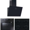 Siyah Cam Ultra Ankastre Set (hdg6c1gbtk+ Hvw6mbb+ Hot3051bı)