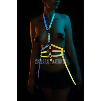 Bayan Fantazi İç Giyim Jartiyer Harness - Özel Tasarım İç Giyim - APFT16