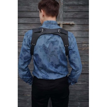 Erkek Deri Seksi Harness - APFTM134