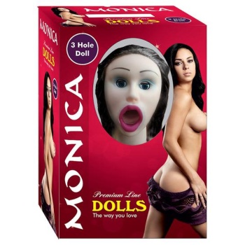 MONİCA ŞİŞME BEBEK -GERÇEK KAFA GÖRÜNÜMLÜ )