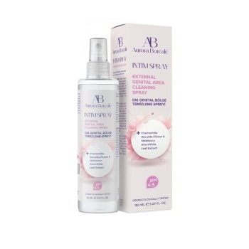 Aurora Boreale 150 Ml İntim Sprey Dış Genital Bölge Temizleme Spreyi