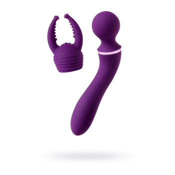 Eromantica Uma çok fonksiyonlu vibratör, silikon, mor, 20 cm
