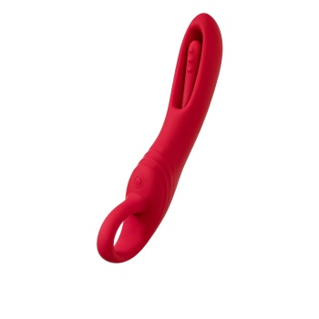 Flovetta Begonia Hareketli Dilli Silikon Stimülatör – Pembe, 18,5 cm