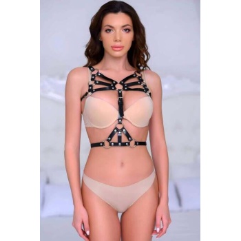Seksi Fantazi Deri Göğüs Üzeri Harness - APFT1053