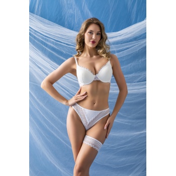 DESTEKLİ SÜTYEN, KÜLOT VE BACAK BANDI TAKIM EKRU (MGP32201)