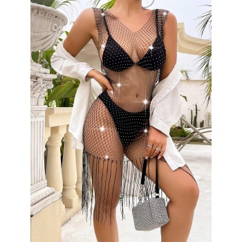 KOLSUZ PÜSKÜLLÜ ELBİSE