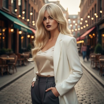 Tokalı Kabarık Dalgalı At Kuyruğu - Platin