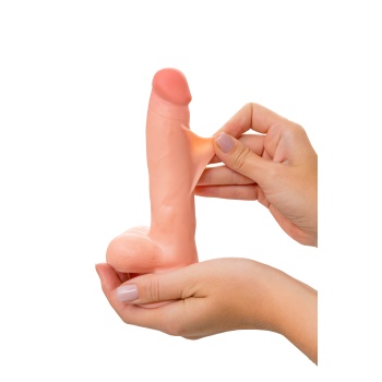 My Babe My Priceless Kıkırdaklı Gerçekçi Dildo – TPE, Ten Rengi, 18 cm