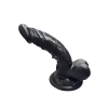 Gerçekçi Testisli Siyah Dildo 16 cm