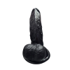 Gerçekçi Testisli Siyah Dildo 16 cm