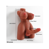 L-Join Gerçekçi 5.5 Kg Brown (Melez) Yarım Vücut Trans Vajina Mastürbatör Dildo