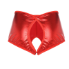 Fantezi Kırmızı Özel Bölgeleri Açık Parlak Külot BC0048
