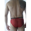 Erkek Kırmızı Tül Fantezi Slip İç Çamaşırı