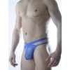 Erkek Mavi Tül Fantezi Tanga İç Çamaşırı