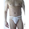 Erkek Beyaz Tül Fantezi Tanga İç Çamaşırı