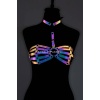 Reflektörlü Kadın İç Giyim, Reflektörlü Sütyen Harness - APFT224