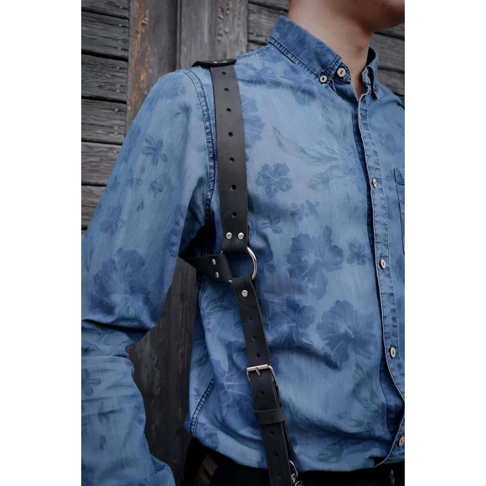 Erkek Deri Seksi Harness - APFTM134