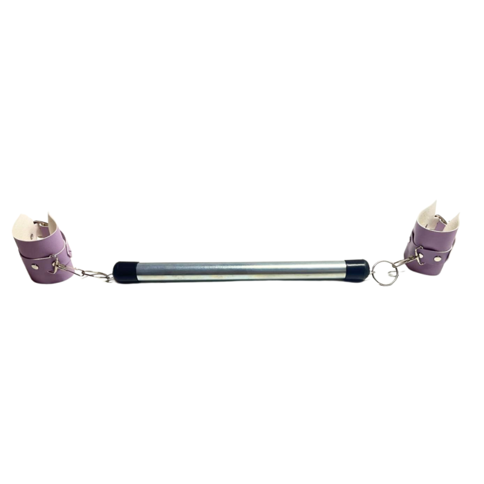 Fantezi Seksi Deri Borulu Lila El  Kelepçesi BC5378