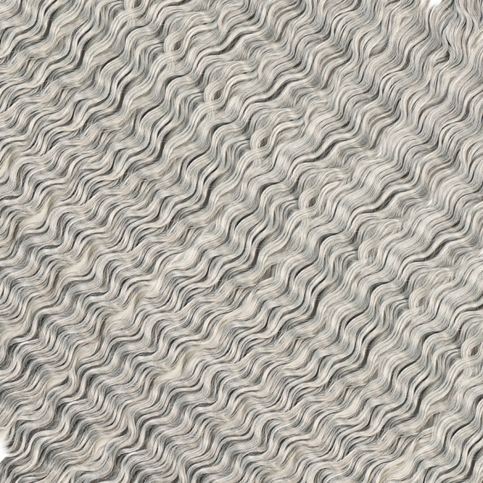 Rus Afro Dalgası Saç - Gri