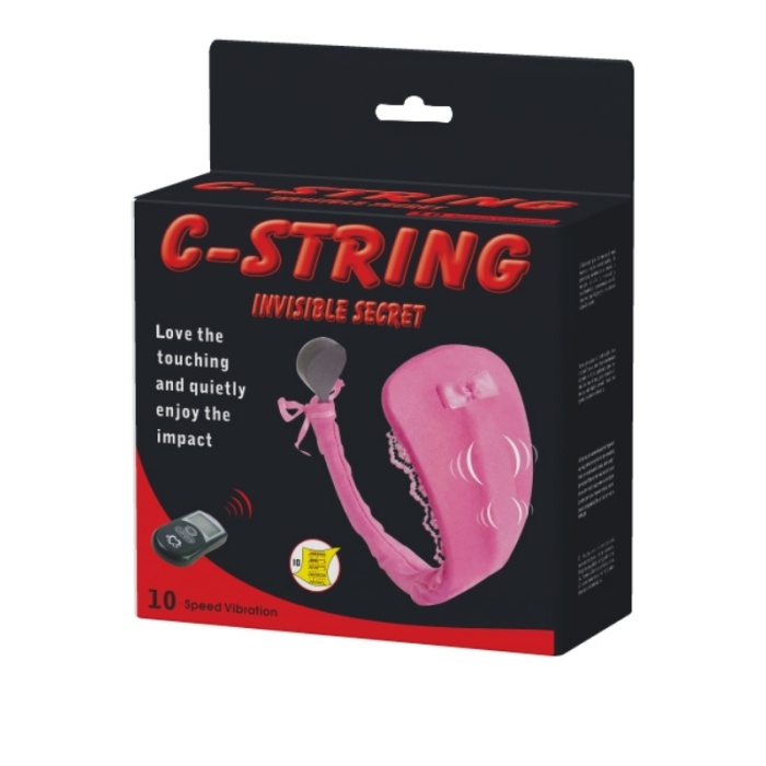 Censan C-String İnvisible Secret Giyilebilir Kumandalı Vibratör Mor
