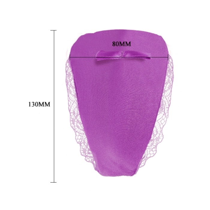 Censan C-String İnvisible Secret Giyilebilir Kumandalı Vibratör Mor