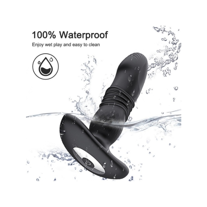 Censan İleri Geri Haraketli Uzaktan Kumandalı Anal &amp; Prostat Stimülatörü