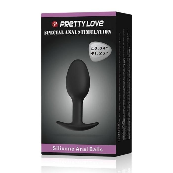 Censan Special Anal Stimulation İçi Ağırlıklı Top Olan Anal Plug Tıkaç