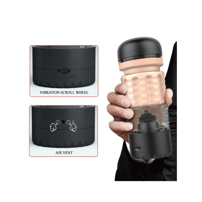 Censan Emily Siyah Vajina &amp; Dil Mastürbatör