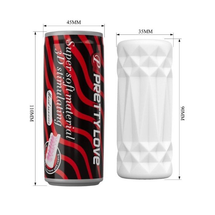 Censan Super Soft Material 3d Stimulating Kola Kutusu Şeklinde Mastürbatör