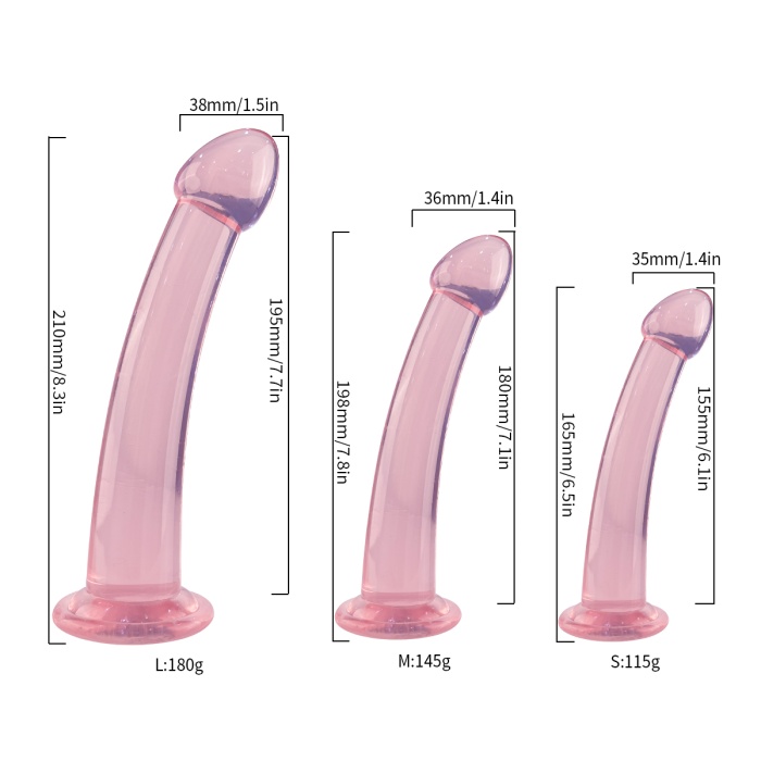 Censan 3&apos;lü Yumuşak Dokuda Anal Jel Dildo Set