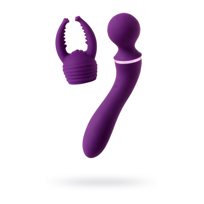 Eromantica Uma çok fonksiyonlu vibratör, silikon, mor, 20 cm