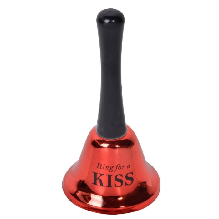 Ring for a Kiss Kırmızı Çan Anahtarlık