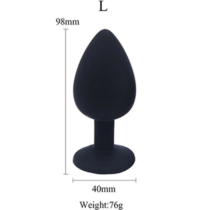 Censan Silikon Anal Tıkaç L Boy