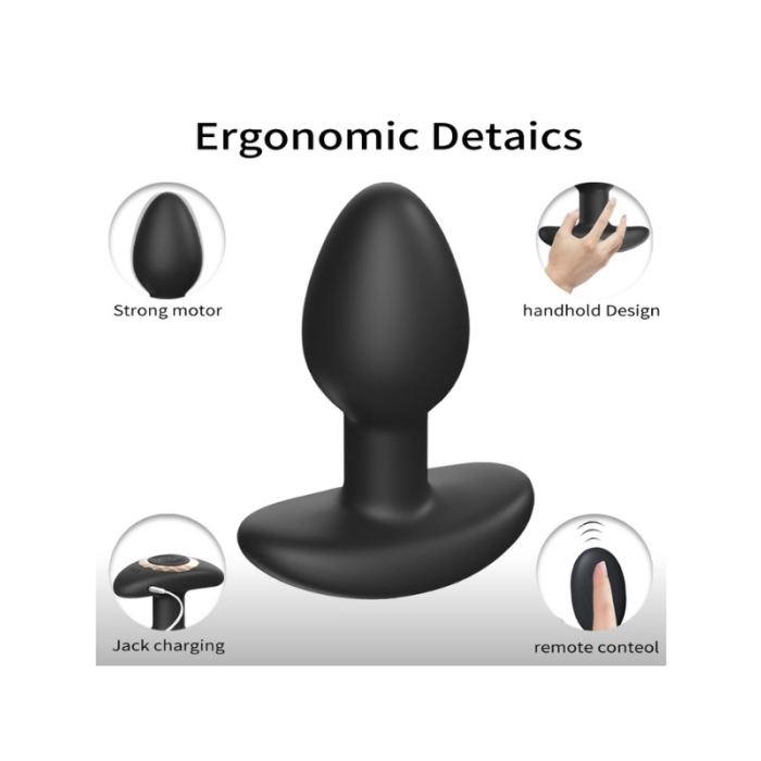 Censan Kablosuz Uzaktan Kumandalı Titreşimli Anal Plug