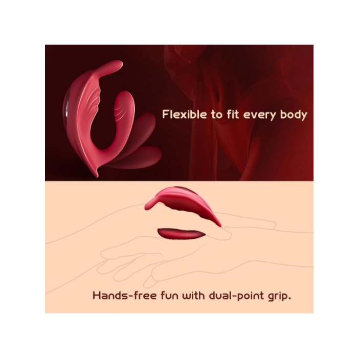 Censan Çiftler İçin Akıllı Titreşimli G-Spot ve Klitoris Uyarıcı Vibratör – Uygulama Kontrollü, Su Geçirmez, Çift Motorlu