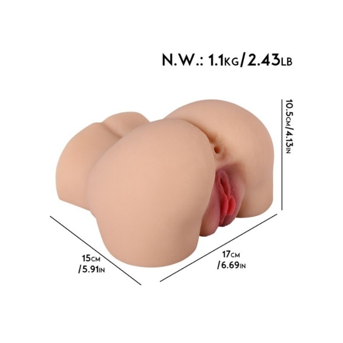 Censan Realistik 1.1 Kg Doggy ve Misyoner Pozisyon Gerçekçi Kalça