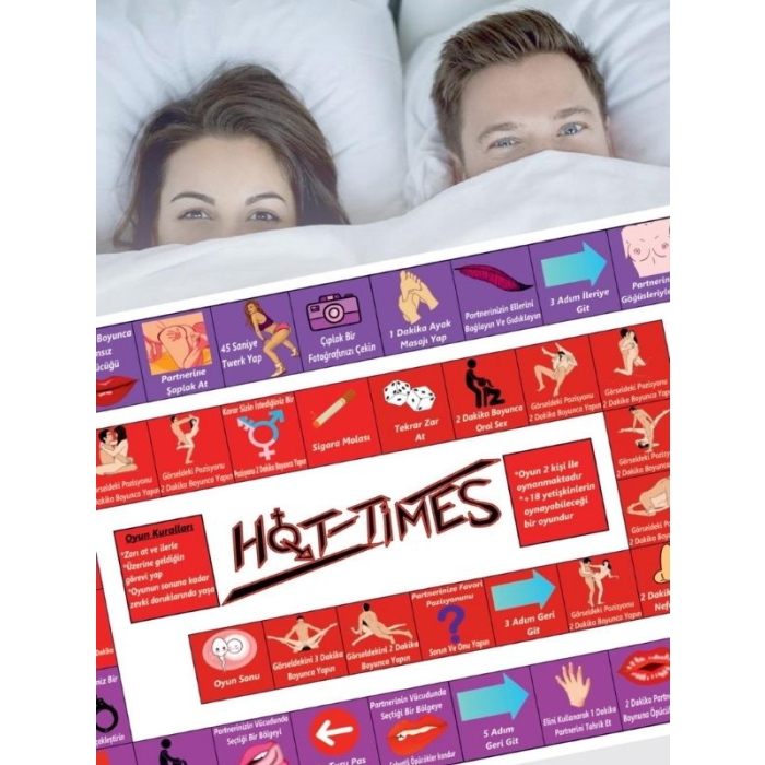 Hot Times Yetişkinlere Özel Cinsel İlişki Yatak Kutu Oyunu