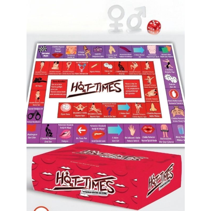 Hot Times Yetişkinlere Özel Cinsel İlişki Yatak Kutu Oyunu