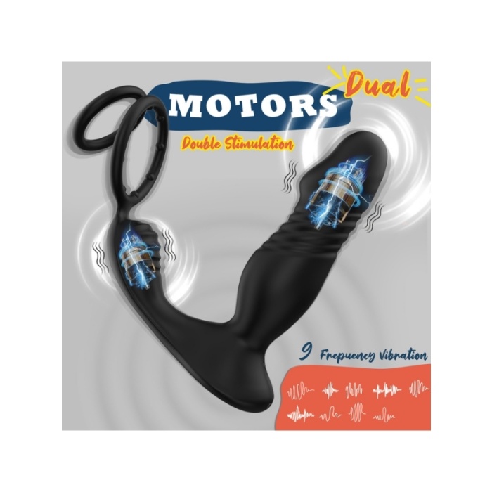 Censan 5in1 Telefon Kontrollü Titreşimli İleri Geri Vibratör