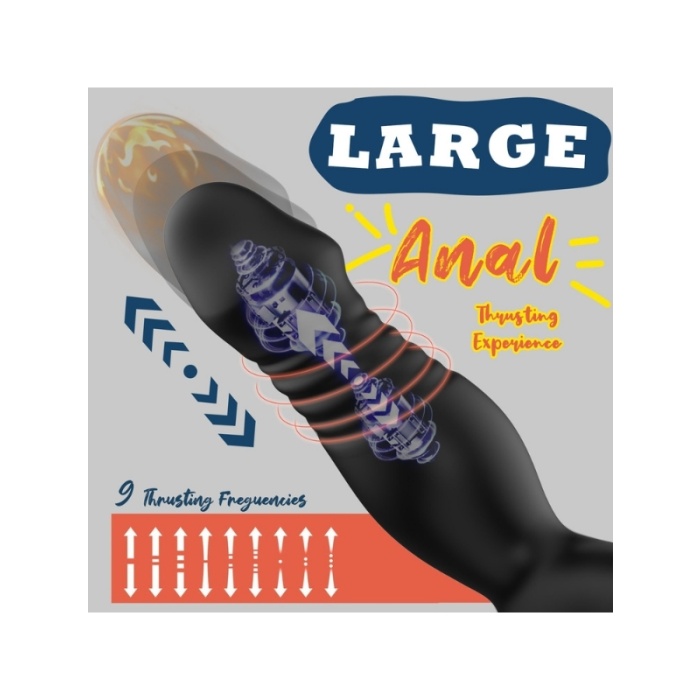 Censan 5in1 Telefon Kontrollü Titreşimli İleri Geri Vibratör