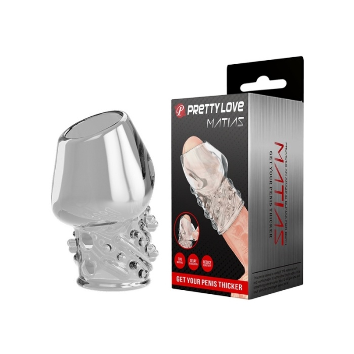 Censan Matlas Boşalmayı Geciktirici ve Performans Artırıcı Penis Kılıfı Beyaz