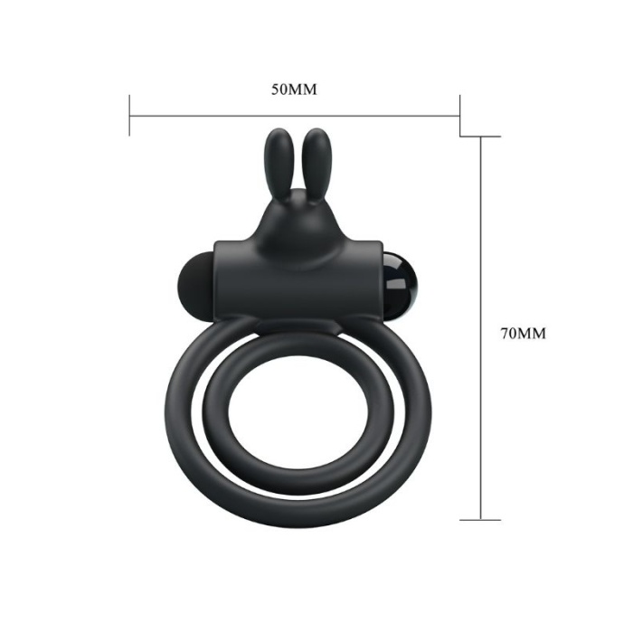 Censan Osmond Titreşimli Silikon Penis Halkası