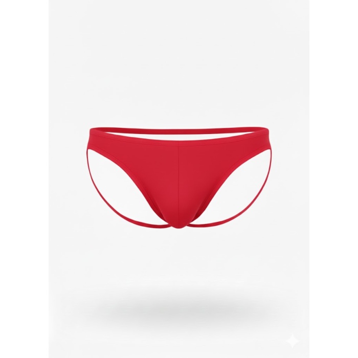 Fantezi Arkası Açık Seksi 2li Erkek Külot BC4625