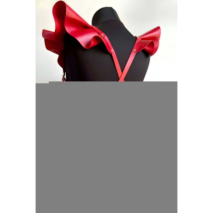 Deri Elbise Harness, Mini Deri Etek, Deri Elbise Etek Harness - APFT1001