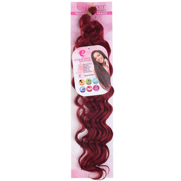 Afro Dalgası Saç - Kızıl